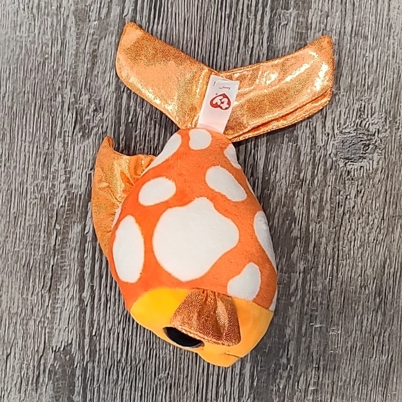 Ty Beanie Boos Orange Fish Sami Plush 6" - Picture 2 of 3